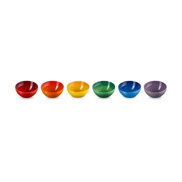 Signature kivikeramiikka snackskulho 6-osainen - Rainbow - Le Creuset