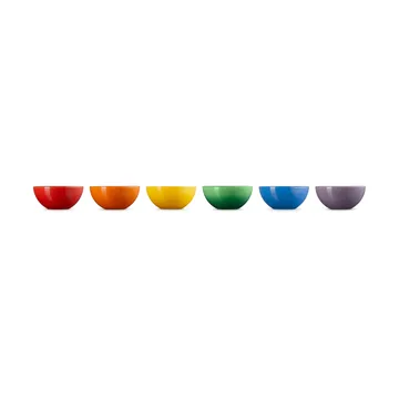 Signature kivikeramiikka snackskulho 6-osainen - Rainbow - Le Creuset