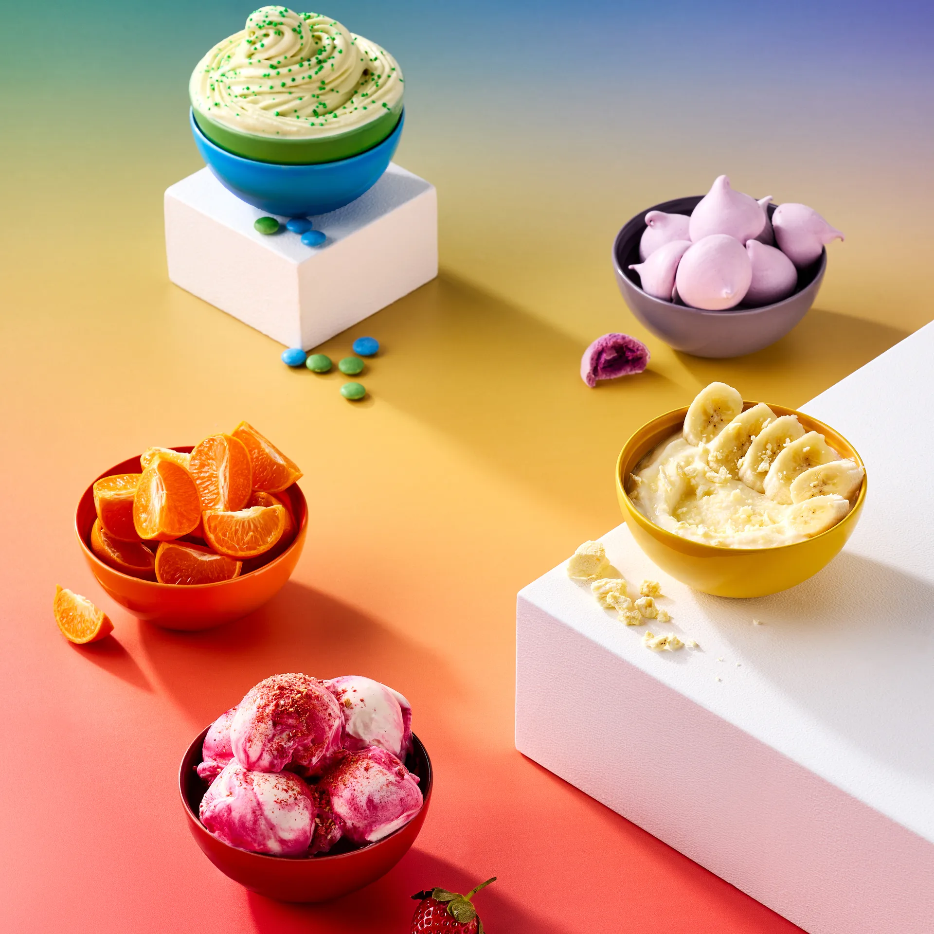 Signature kivikeramiikka snackskulho 6-osainen, Rainbow Le Creuset