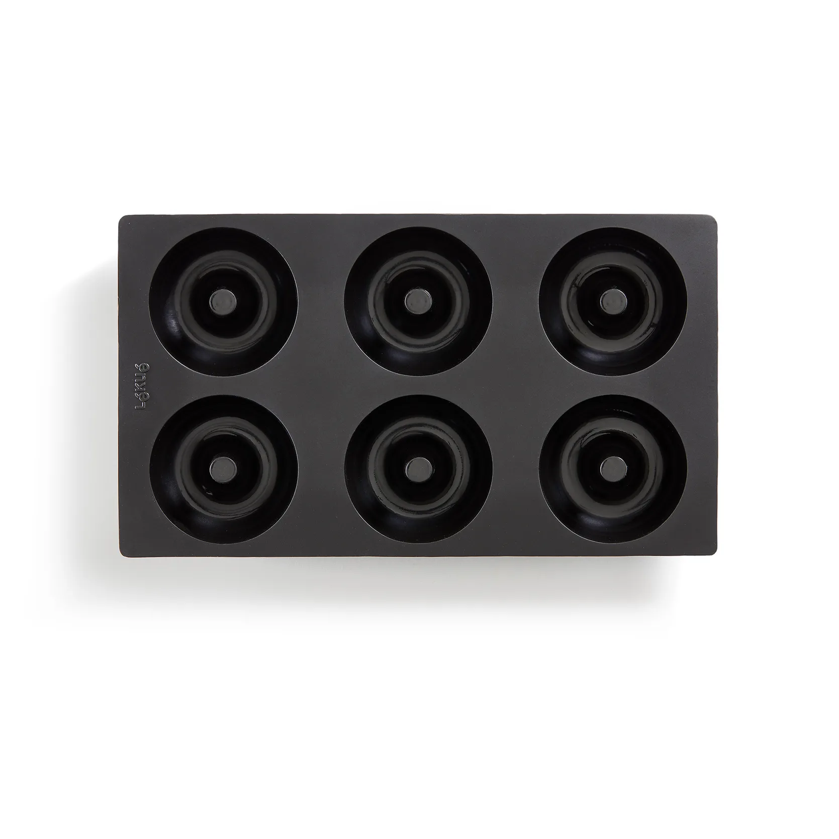 Lékué donitsimuotti silikoni 6 kpl, Musta Lékué