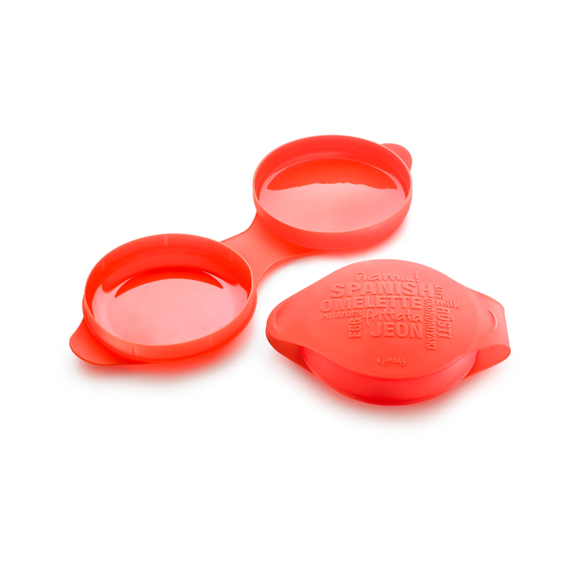 Lékué espanjalainen munakasmuotti mikroaaltouuniin, Punainen Lékué