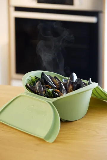 Lékué höyrykeitin - Vihreä, suuri, 2-pack - Lékué