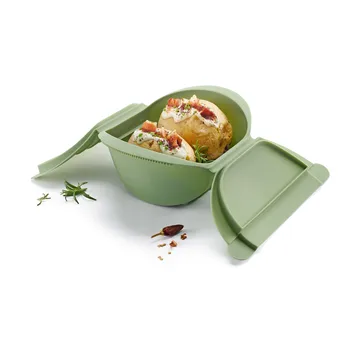 Lékué höyrykeitin - Vihreä, suuri, 4-pack - Lékué