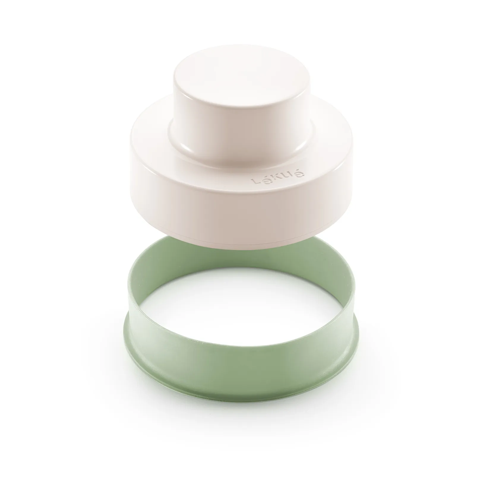 Lékué muotti kasvisburgerille 2 osaa, Vihreä Lékué