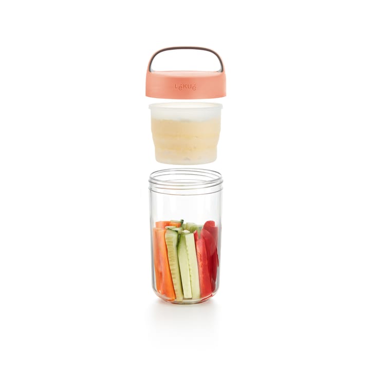 Lékué To Go purkki 0,6 L, Coral Lékué