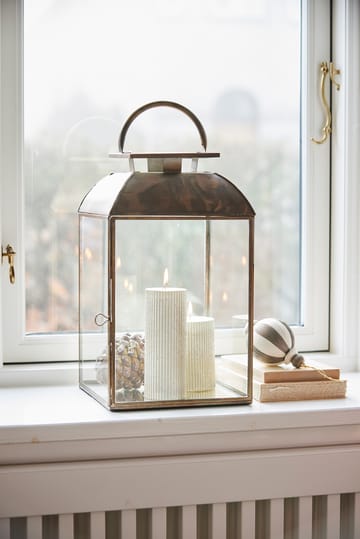 Agnes joulupallo Ø10 cm - Off-white-ruskea - Lene Bjerre