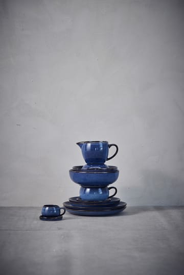 Amera espressokuppi ja aluslautanen 8 cl - Sininen - Lene Bjerre