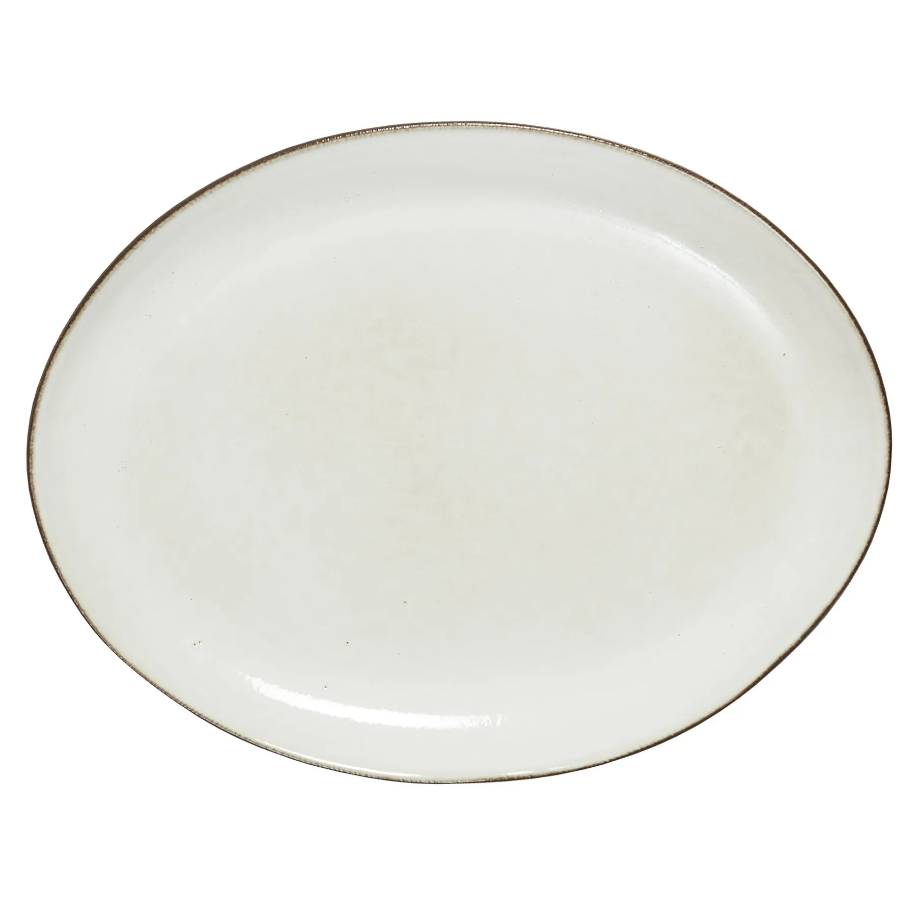 Amera lautanen, ovaali, White sands Lene Bjerre