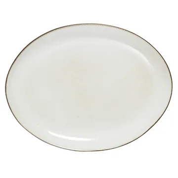 Amera lautanen, ovaali - White sands - Lene Bjerre