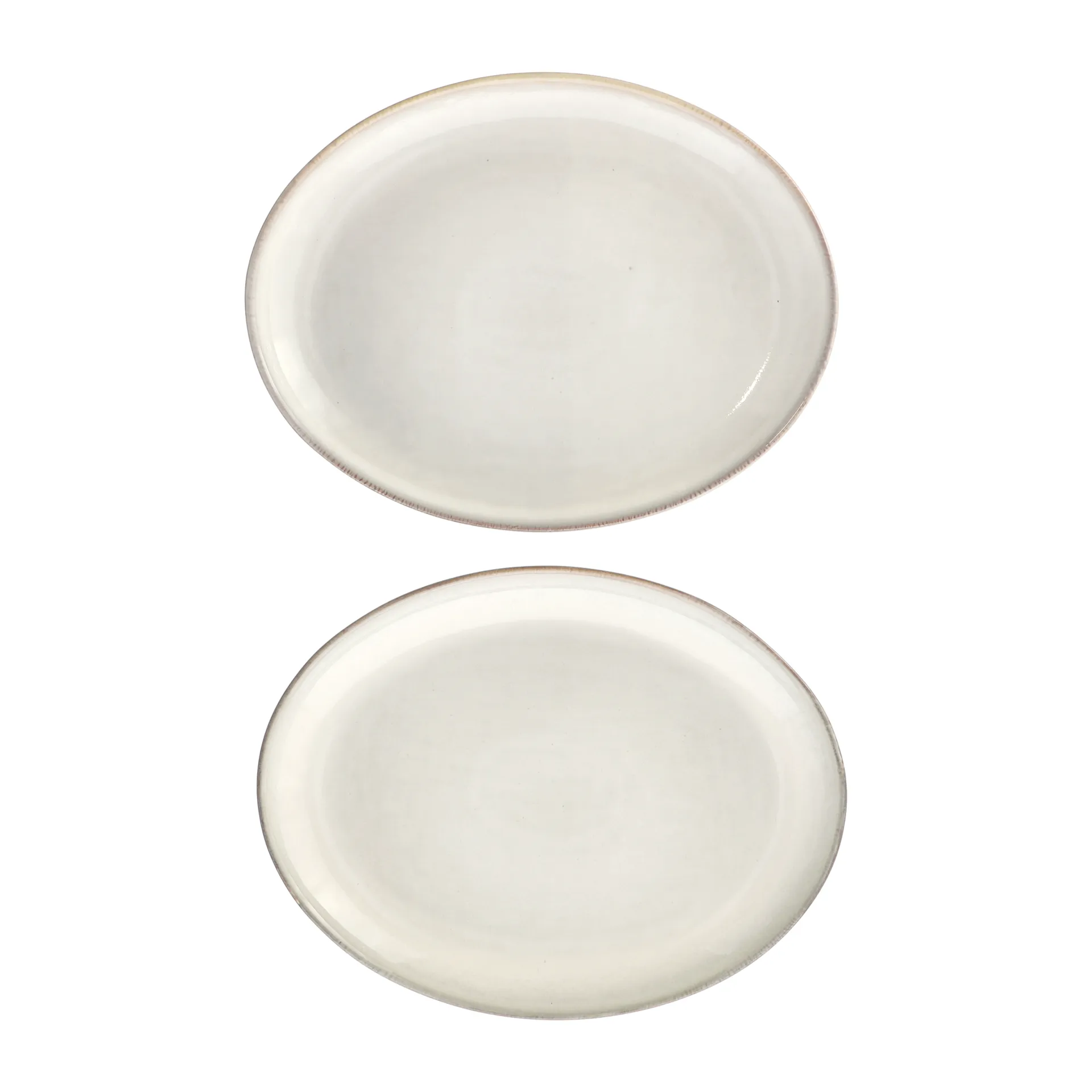 Amera lautanen, ovaali, White sands Lene Bjerre