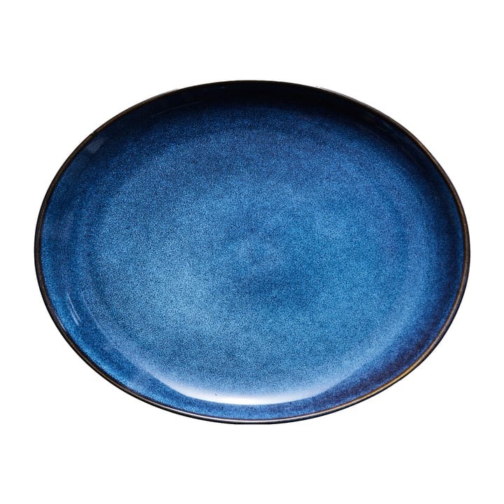 Amera ovaali lautanen 29 x 22,5 cm - Sininen - Lene Bjerre