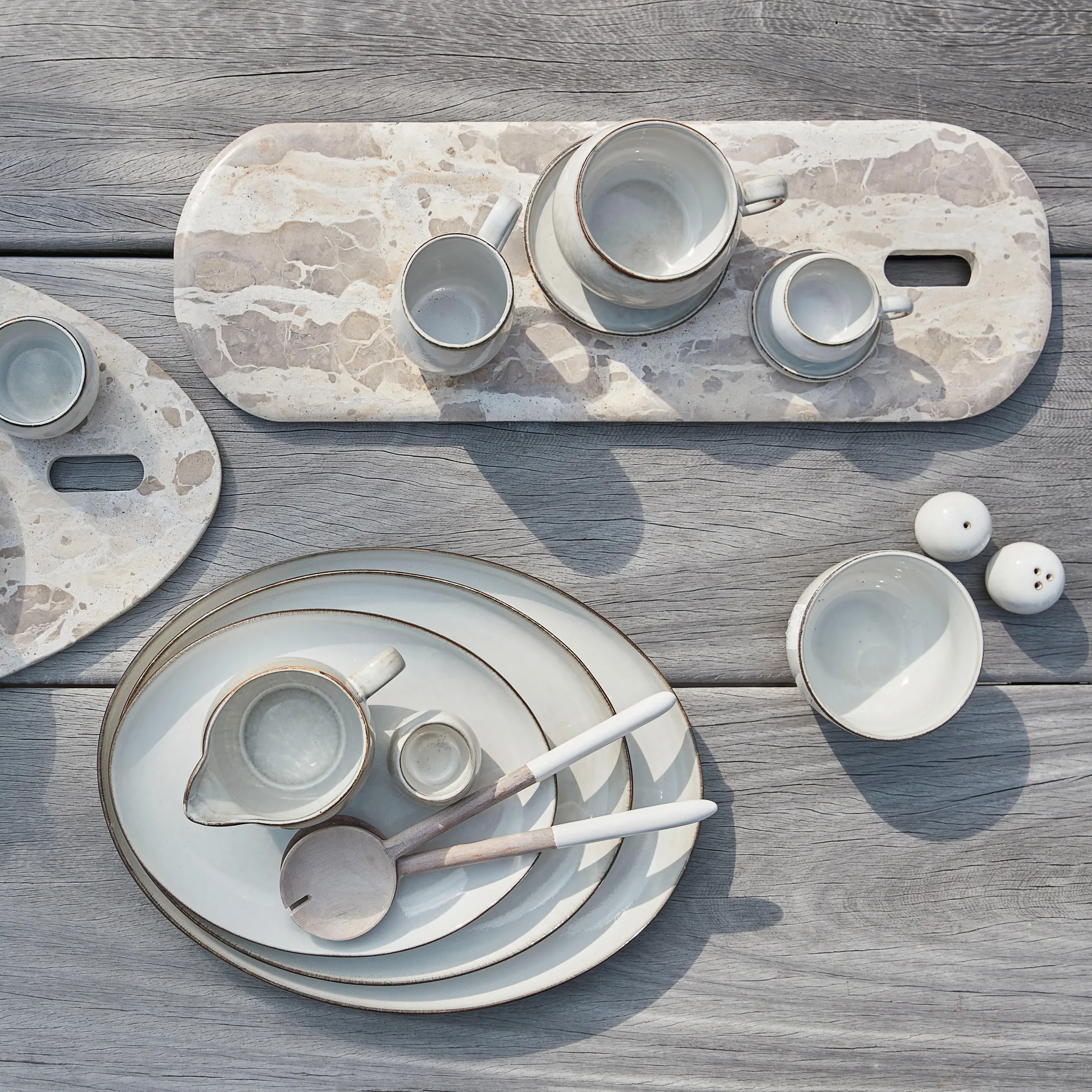 Amera tarjotin 30x40 cm, White sands Lene Bjerre