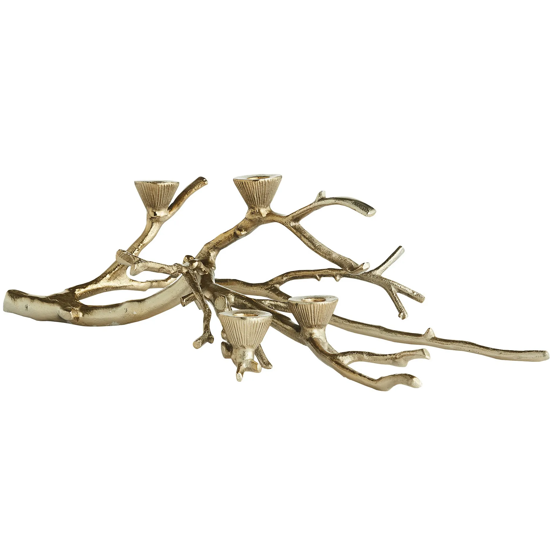 Aurelia kynttilänjalka, 16 cm, Light gold Lene Bjerre