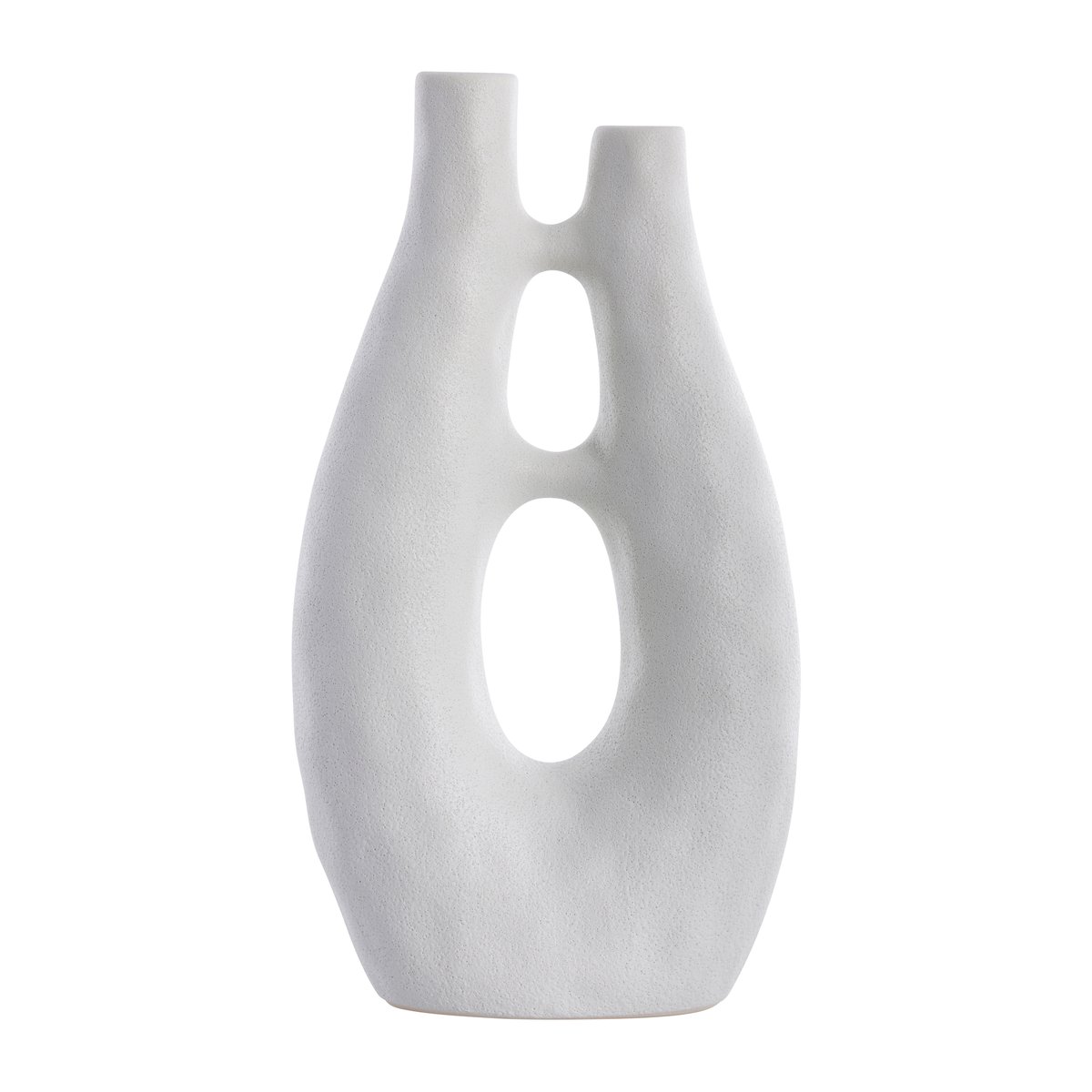 Lene Bjerre Ayla maljakko 22 cm White | Skandinaavinen Sisustus | Maljakot | Valkoinen