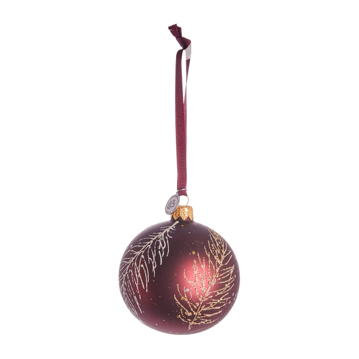 Cadelia joulupallo höyhen Ø8 cm - pomegranate-light gold - Lene Bjerre