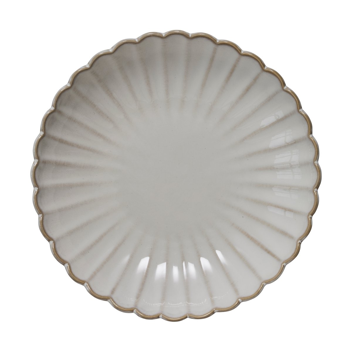 Lene Bjerre Camille lautanen 19 cm Off White | Skandinaavinen Sisustus | Ruokalautaset | Valkoinen