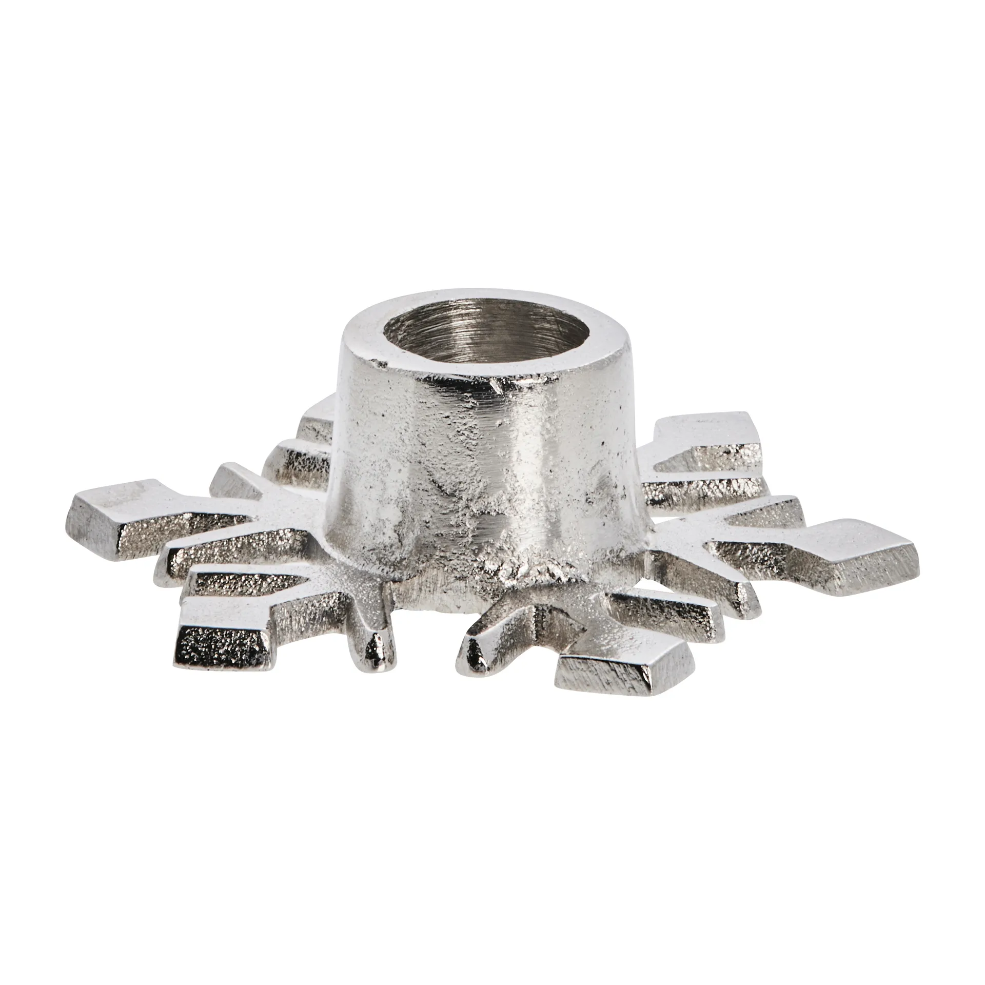 Caville kynttilänjalka lumihiutale 9,5 cm, hopea Lene Bjerre