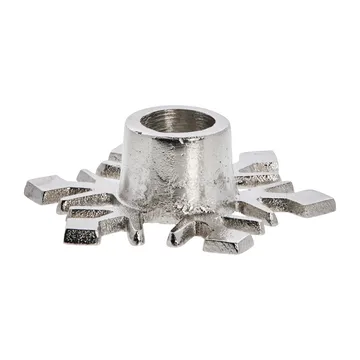 Caville kynttilänjalka lumihiutale 9,5 cm - hopea - Lene Bjerre