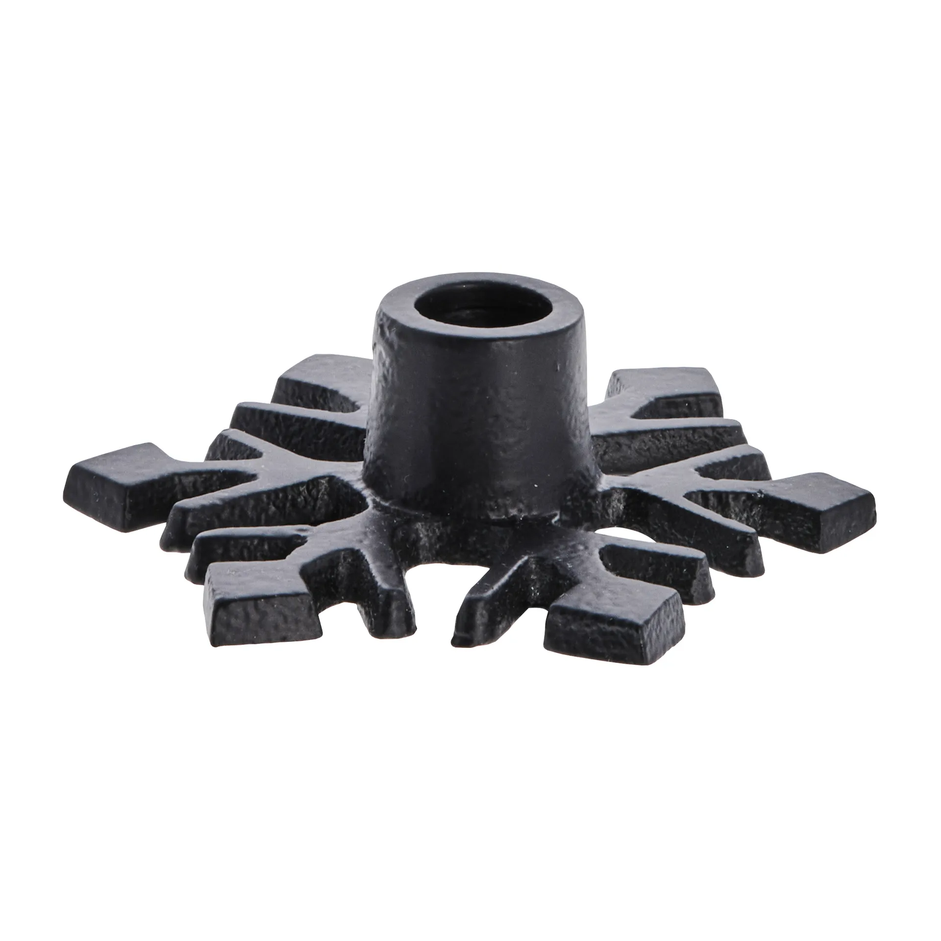 Caville kynttilänjalka lumihiutale, black Lene Bjerre