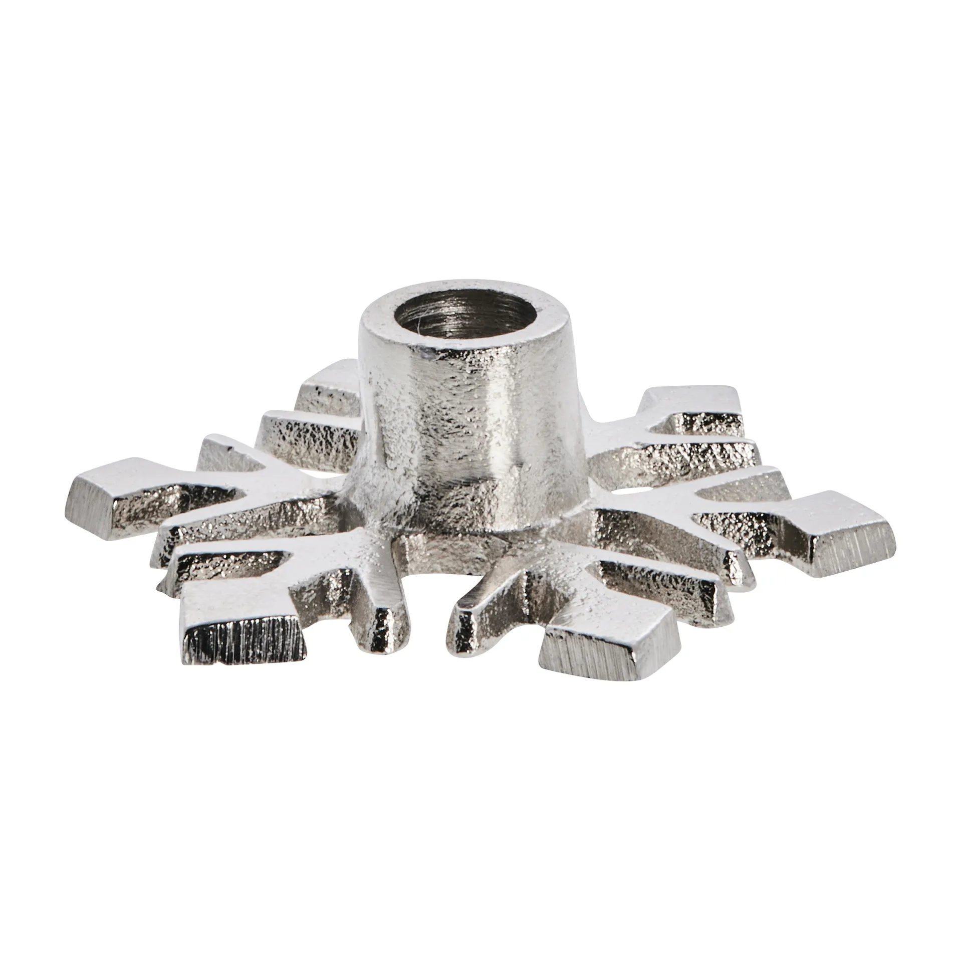 Caville kynttilänjalka lumihiutale, hopea Lene Bjerre