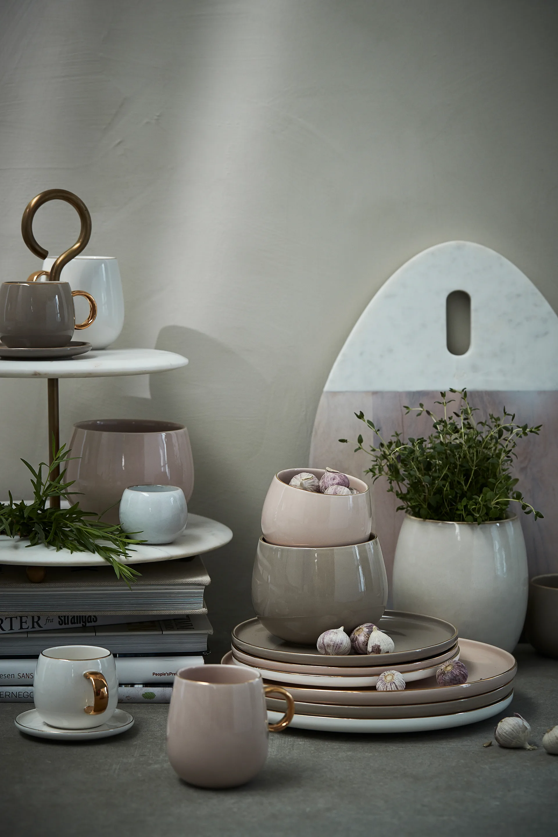 Clara kulho Ø9,5 cm, Rose-light gold Lene Bjerre