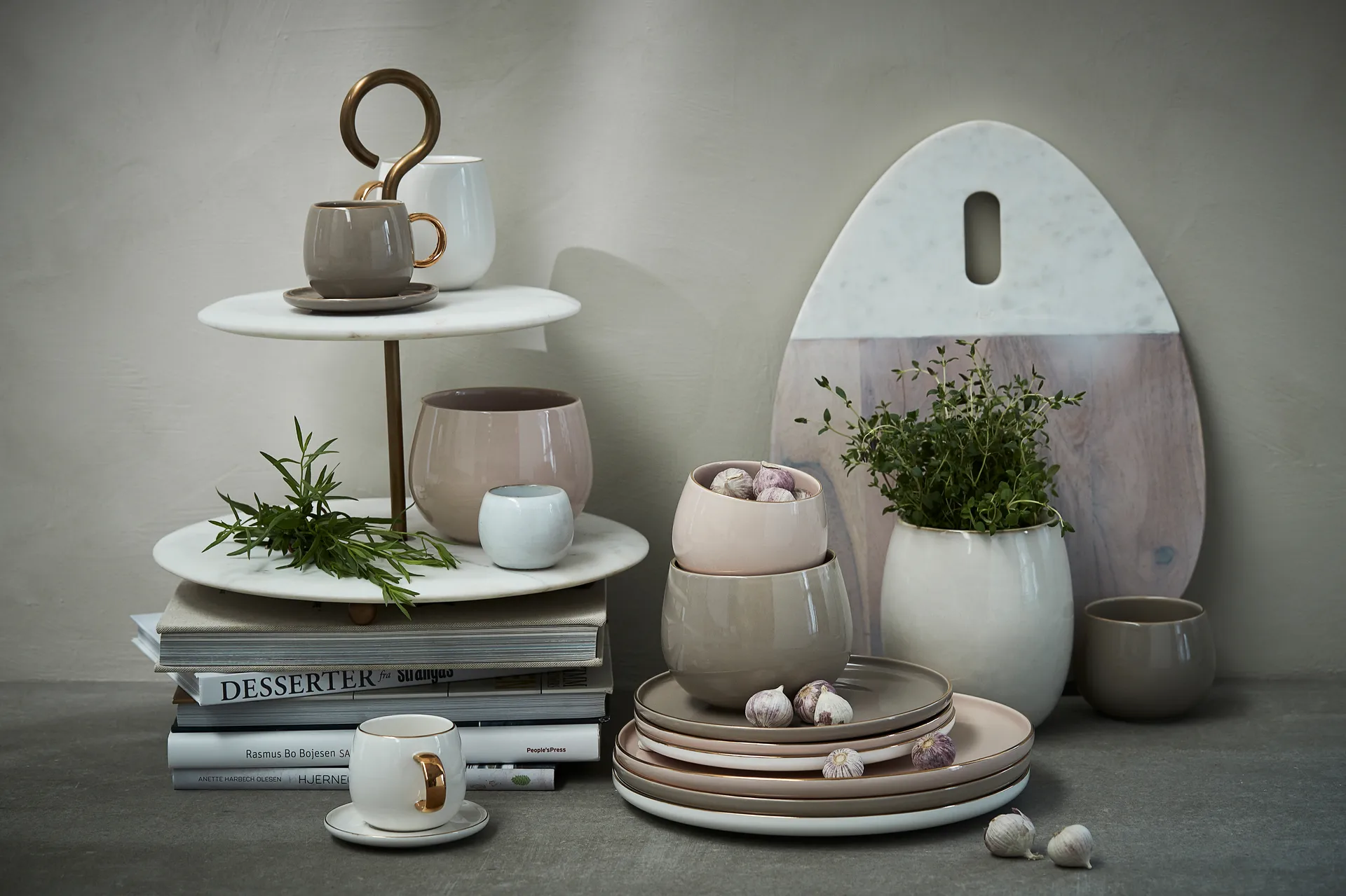 Clara lautanen Ø26 cm, Rose-light gold Lene Bjerre