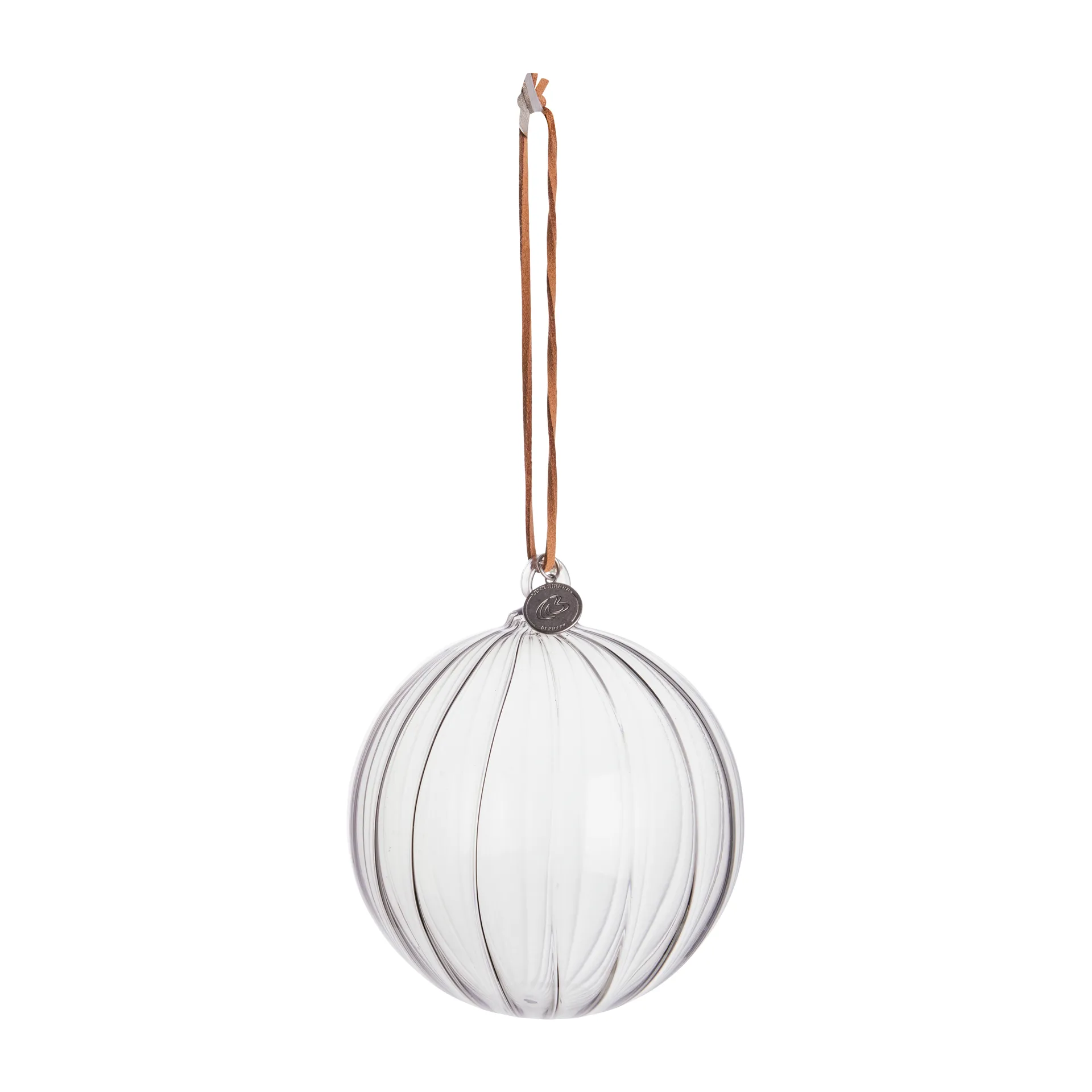 Clarisse joulupallo Ø10 cm, dark grey Lene Bjerre