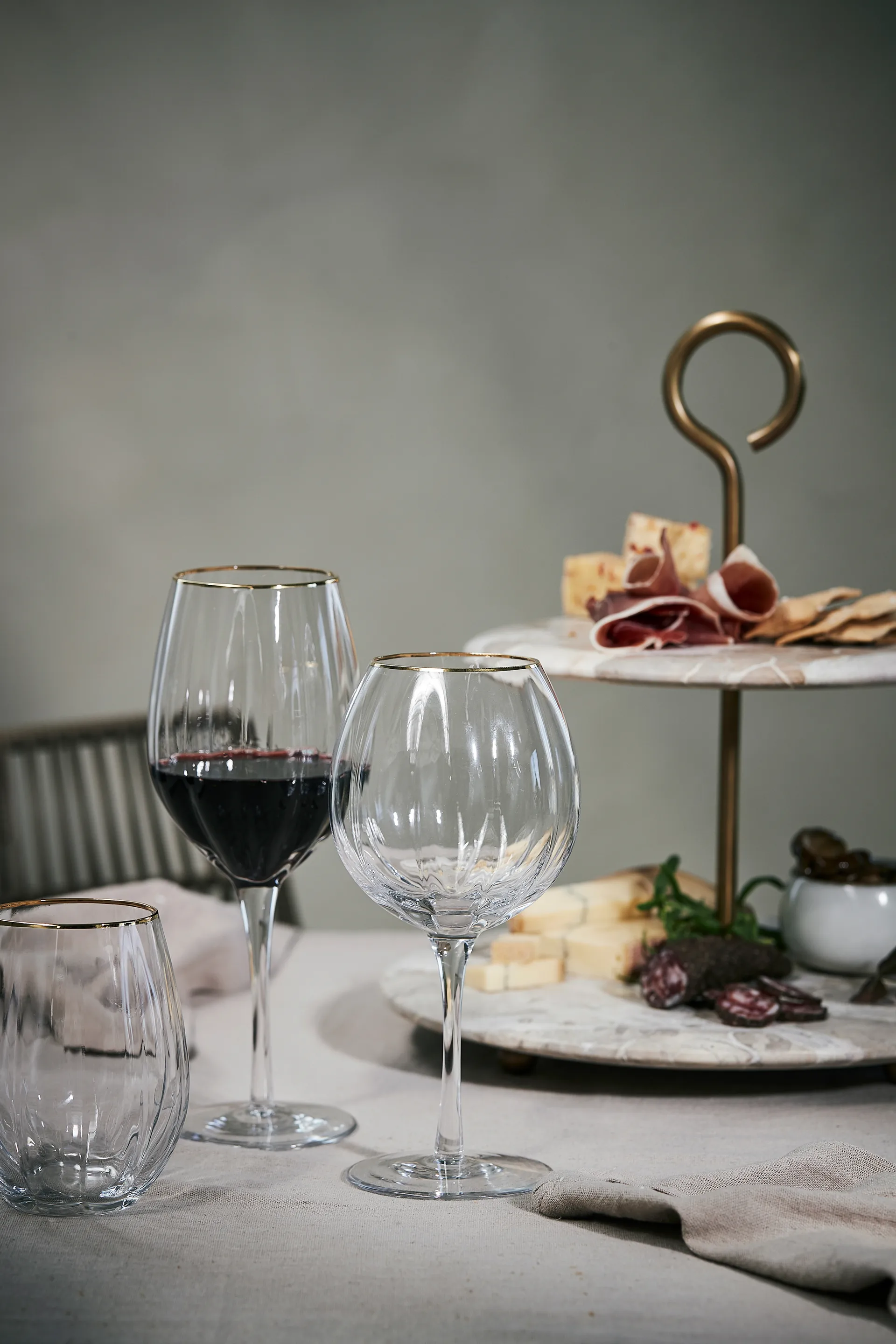 Claudine ginlasi 60,5 cl, Clear-light gold Lene Bjerre