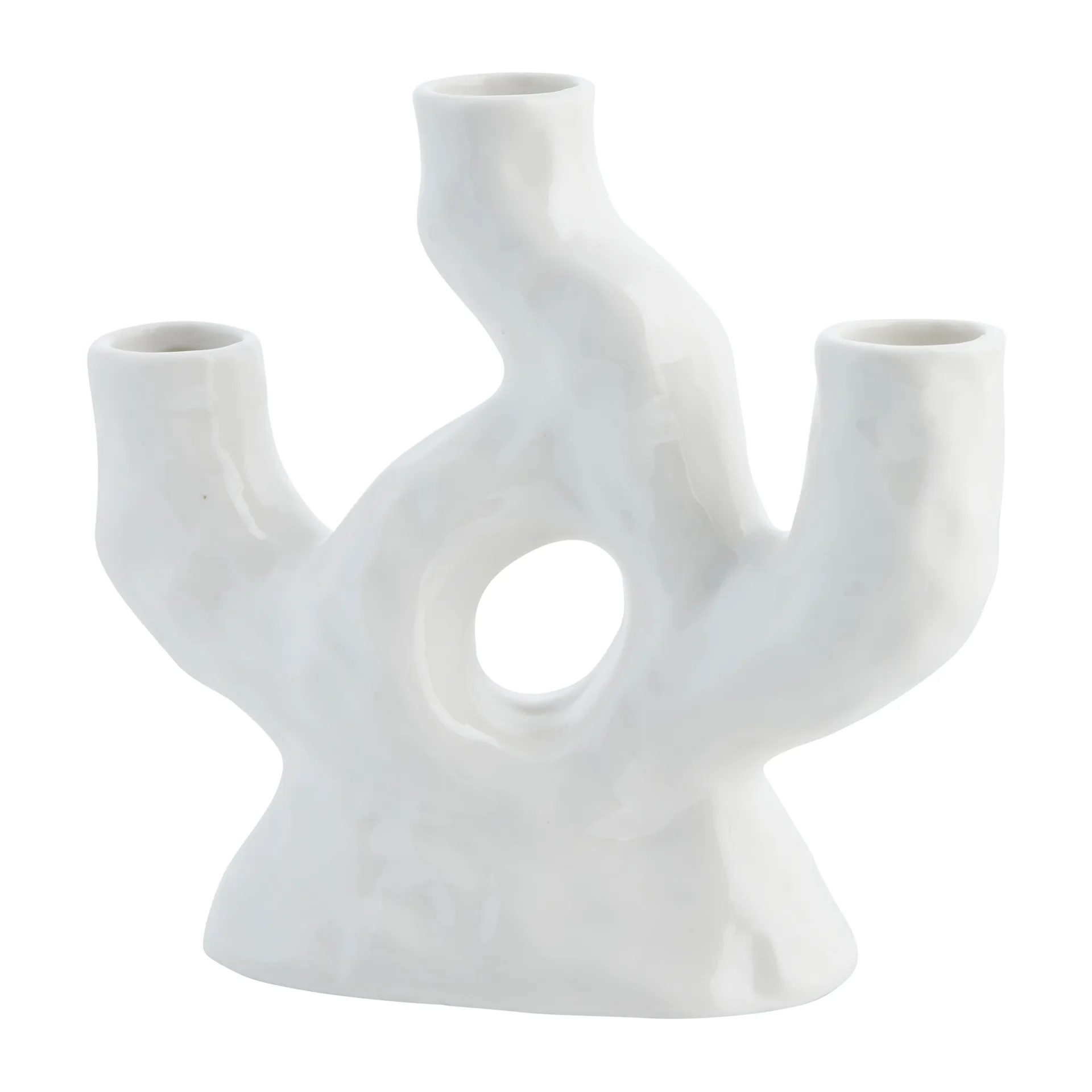 Corille maljakko 15,5 cm, White Lene Bjerre