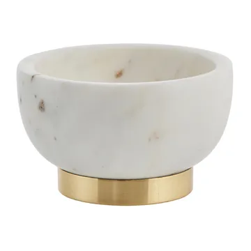 Ellia kulho Ø 10 cm - Valkoinen-kulta - Lene Bjerre