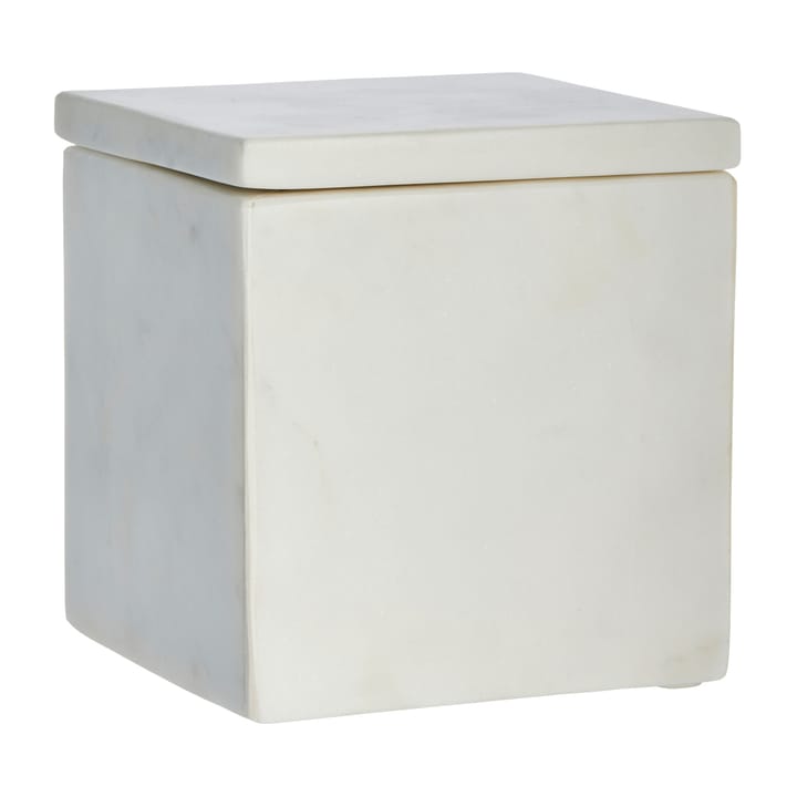 Ellia säilytyslaatikko marmori 12 x 12 cm - White - Lene Bjerre