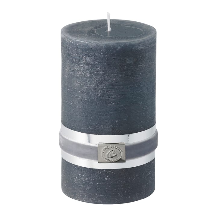 Lene Bjerre Rustic -kynttilä dark grey, Ø 7,5 cm - 12,5 cm - Lene Bjerre
