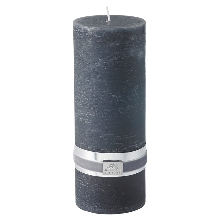Lene Bjerre Rustic -kynttilä dark grey, Ø 7,5 cm - 20 cm - Lene Bjerre