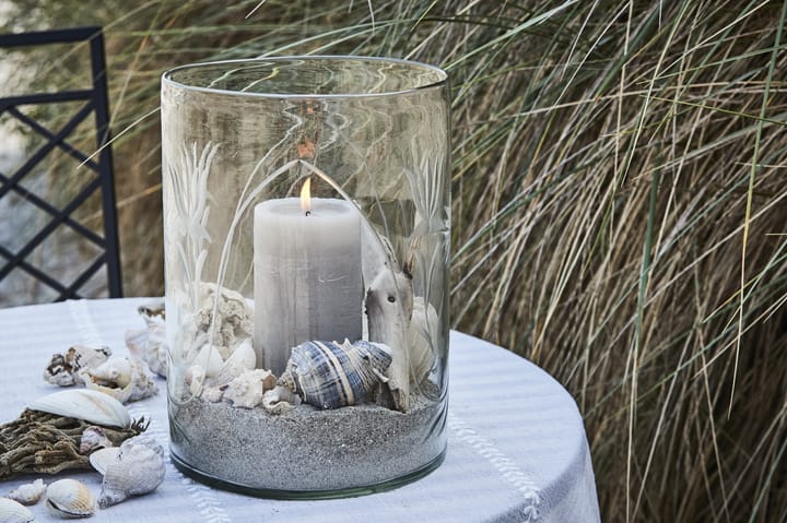 Lene Bjerre rustic kynttilä vaaleanharmaa Ø7,5 cm, 12,5 cm Lene Bjerre