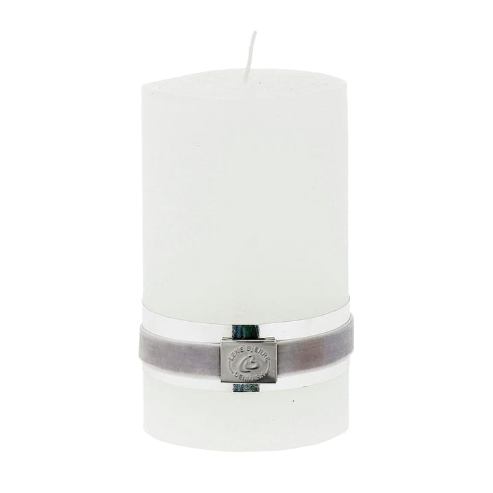 Lene Bjerre Rustic -kynttilä - valkoinen 12.5 cm - Lene Bjerre