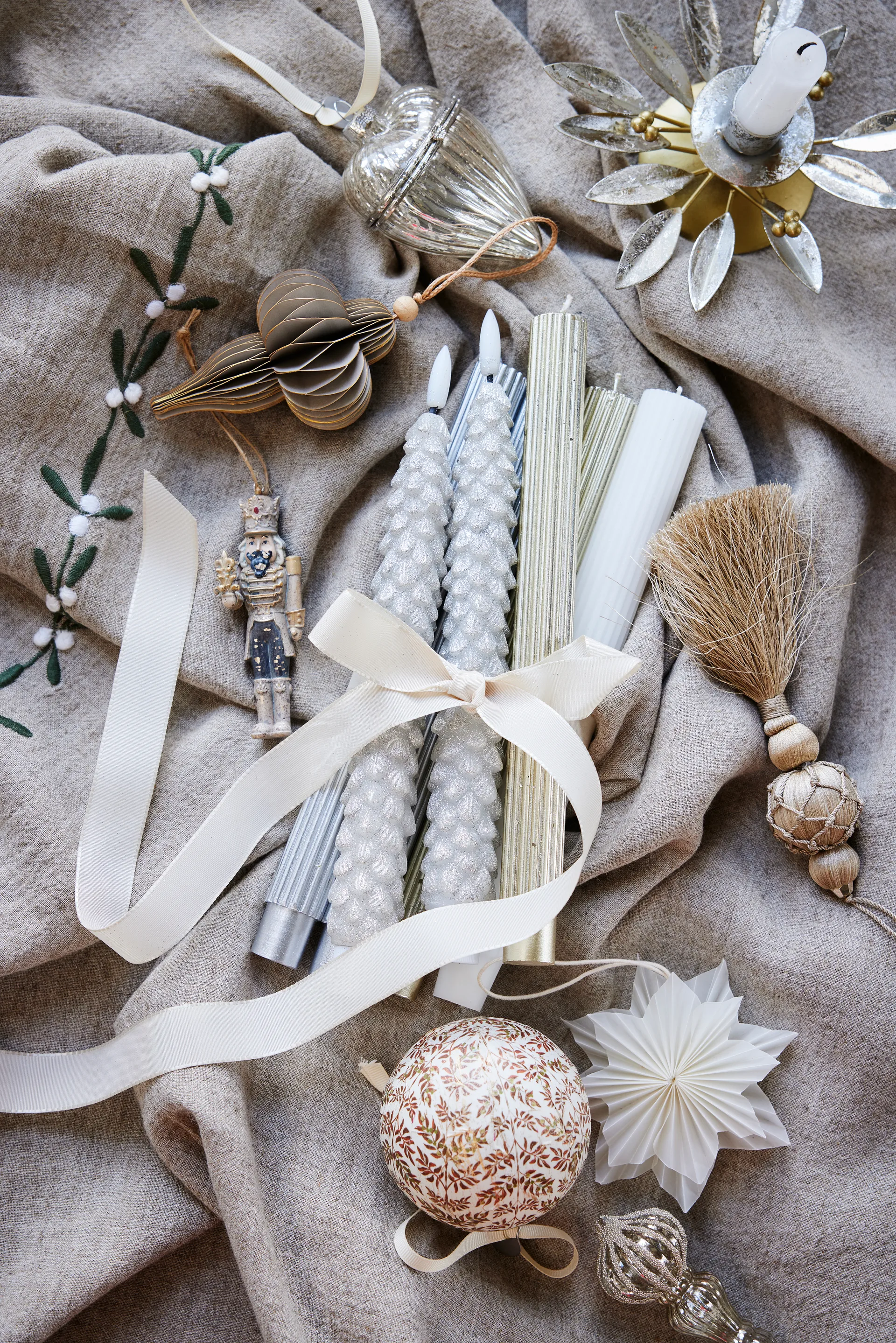 Livissia kynttilä 24,5 cm 2-pack, Valkoinen Lene Bjerre