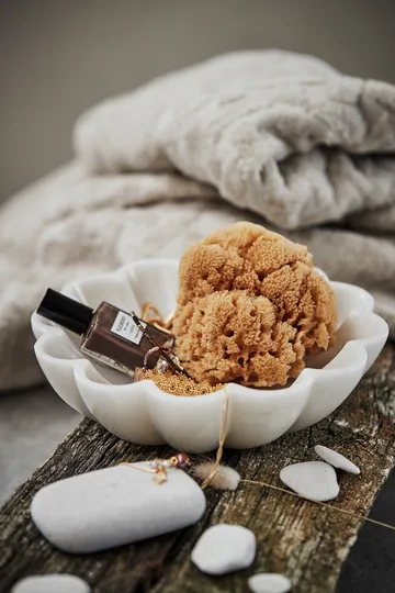 Marmilla koristekulho marmori white - Ø20 cm - Lene Bjerre