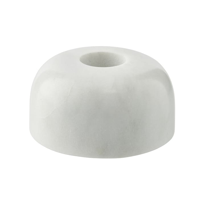 Marmilla kynttilänjalka Ø7,5 cm, White marble Lene Bjerre