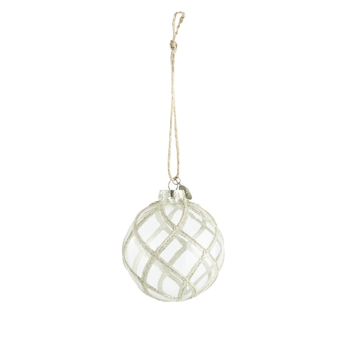 Merya joulukuusenpallo, Ø 8 cm - Clear-light gold - Lene Bjerre