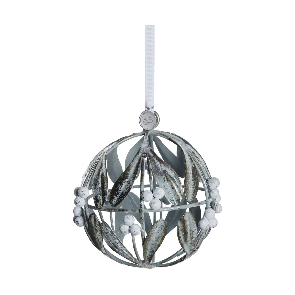 Lene Bjerre Missia joulupallo 12 cm Silver | Skandinaavinen Sisustus | Kodinsisustusta ja yksityiskohtia | Hopeanvärinen