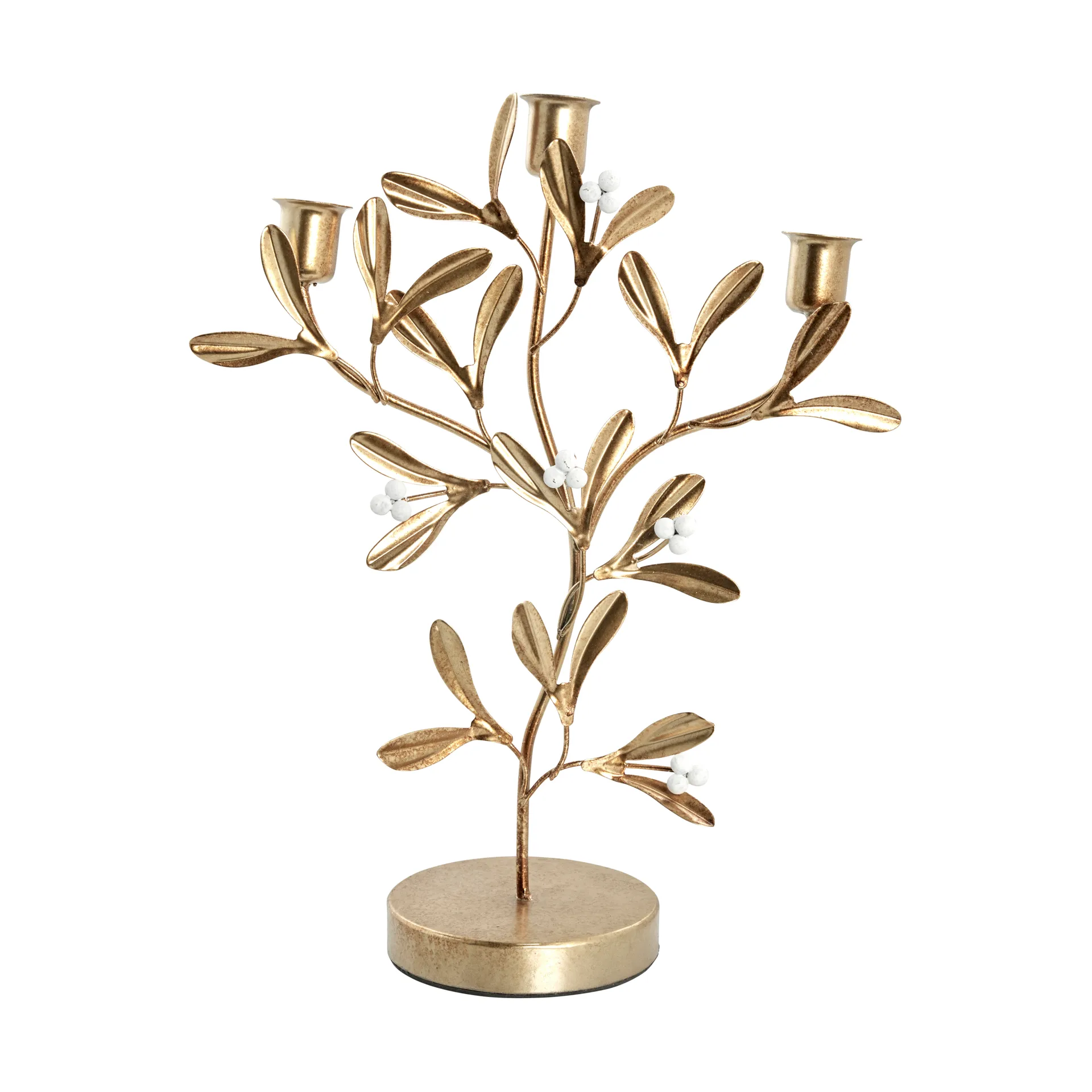 Missia kynttilänjalka 34 cm, Light gold Lene Bjerre