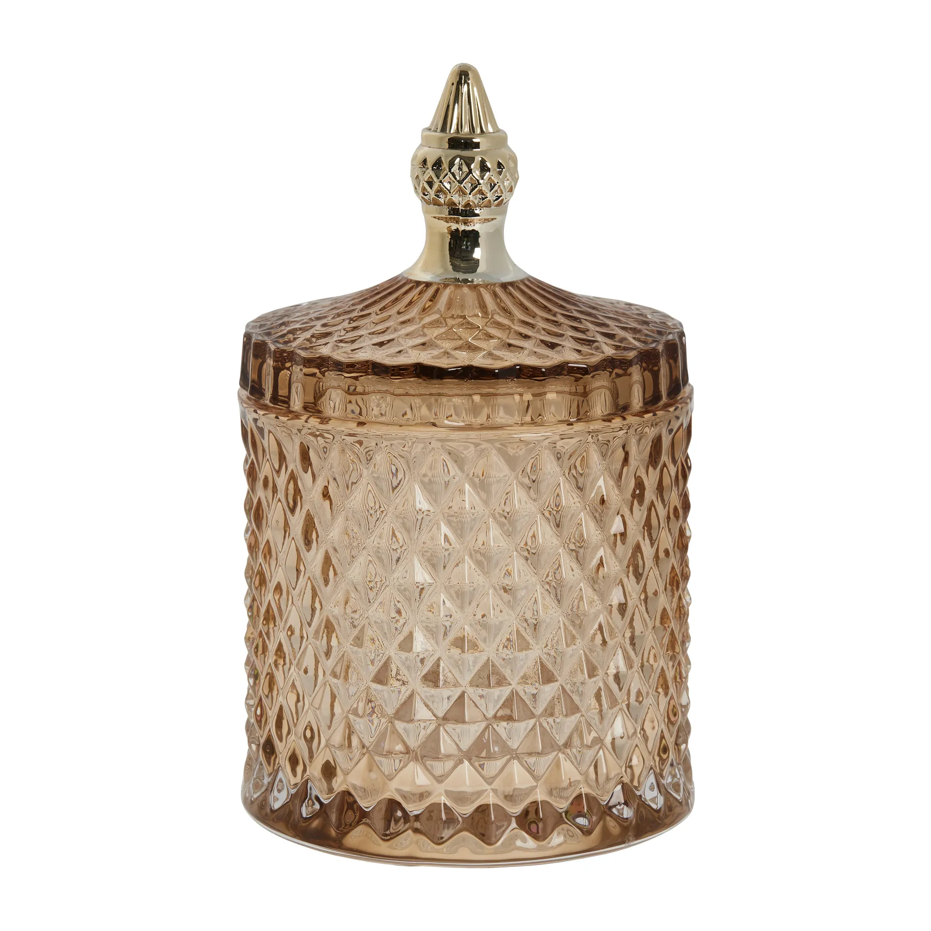 Miya säilytyspurkki kannella, Ø 10,5 cm, Golden brown Lene Bjerre