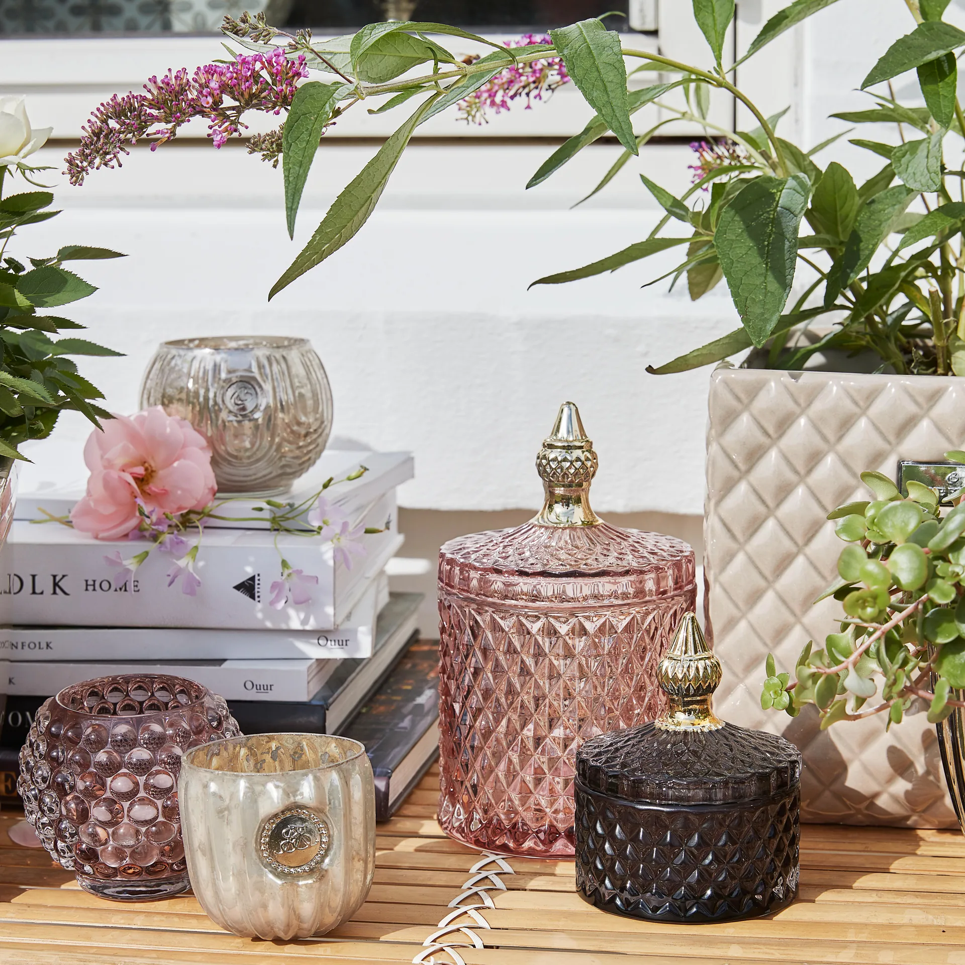 Miya säilytyspurkki kannella, Ø 10,5 cm, Misty rose Lene Bjerre