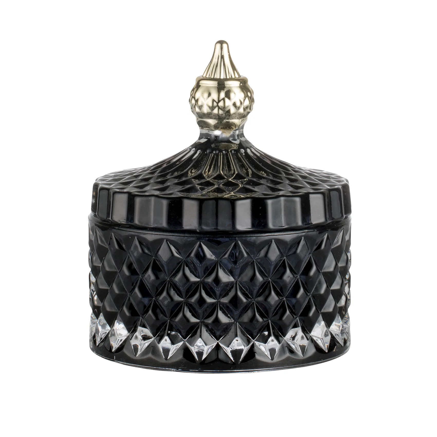 Miya säilytyspurkki kannella, Ø 8,5 cm, tummanharmaa / musta Lene Bjerre