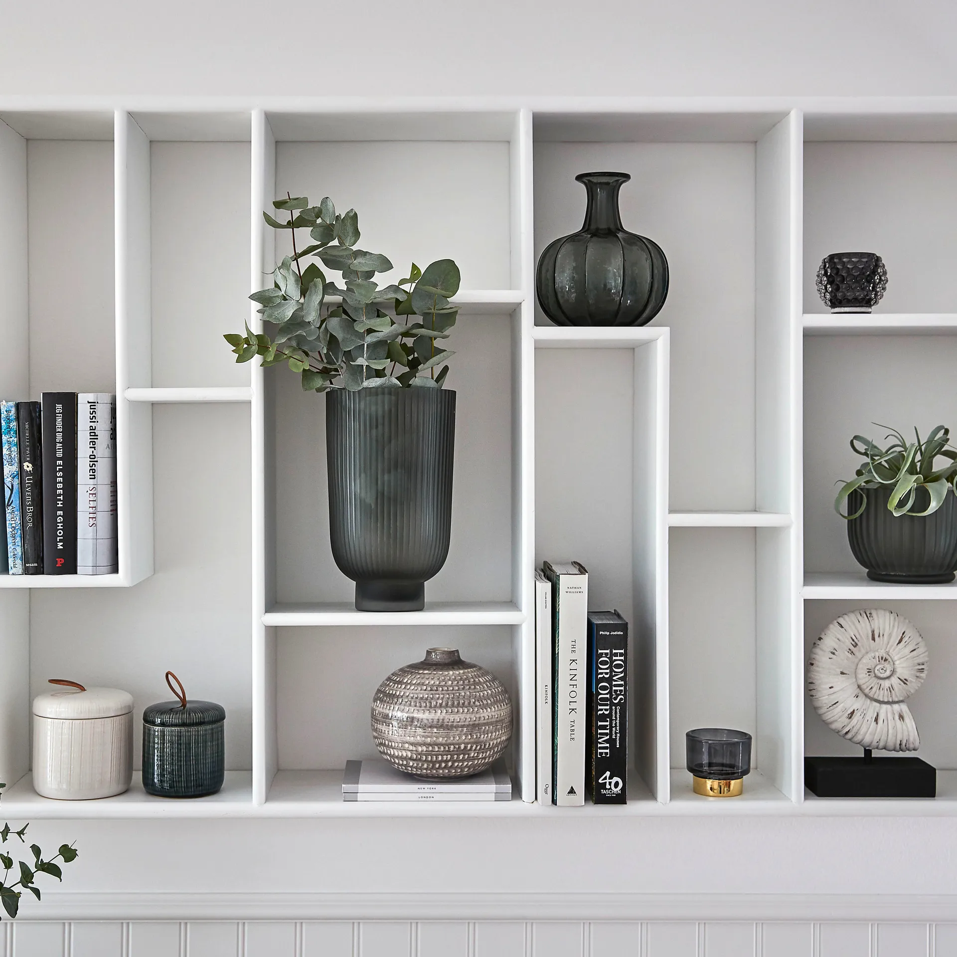 Miyanne maljakko 21 cm, Smoked grey Lene Bjerre