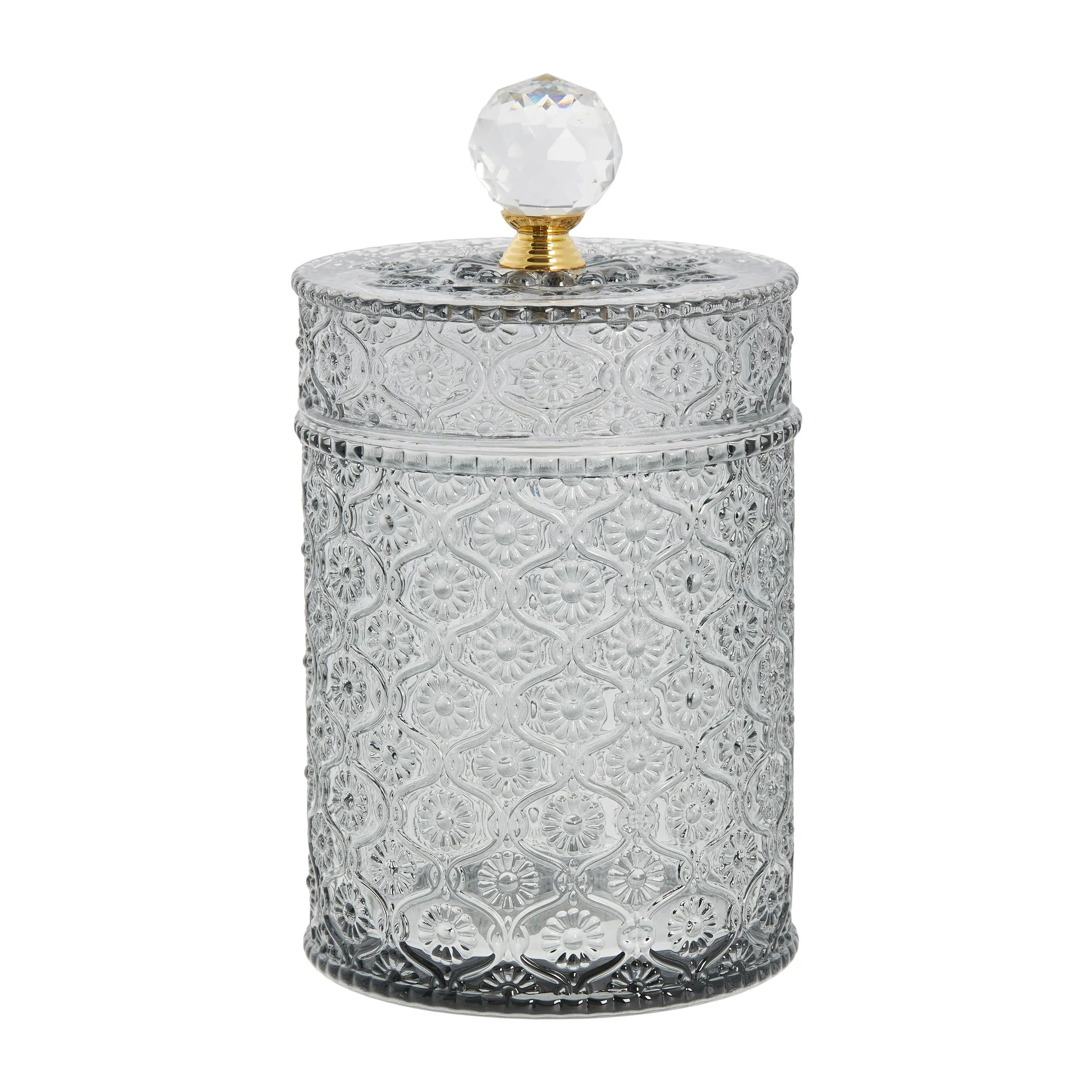 Miyelle kannellinen säilytyspurkki Ø 10 cm, Grey Lene Bjerre