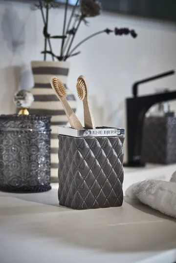 Miyelle kannellinen säilytyspurkki Ø 10 cm - Grey - Lene Bjerre