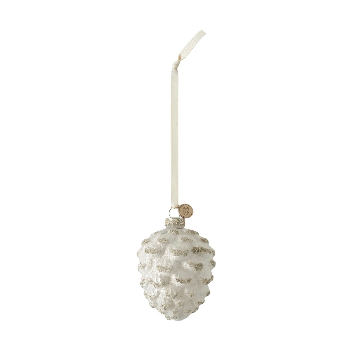 Lene Bjerre Norille joulukoriste käpy 10 cm Off white