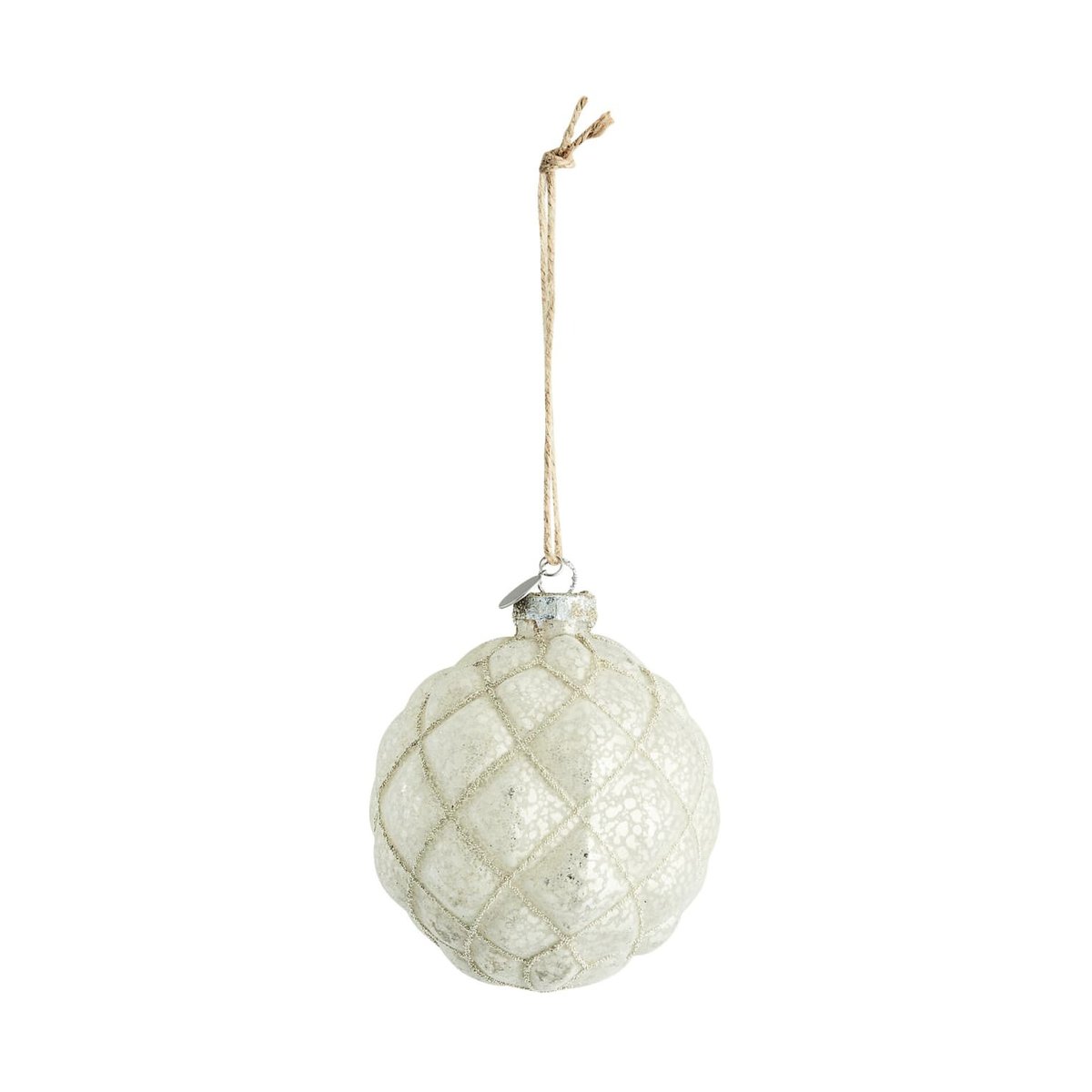 Lene Bjerre Norille joulupallo 11 cm Off white, verkko