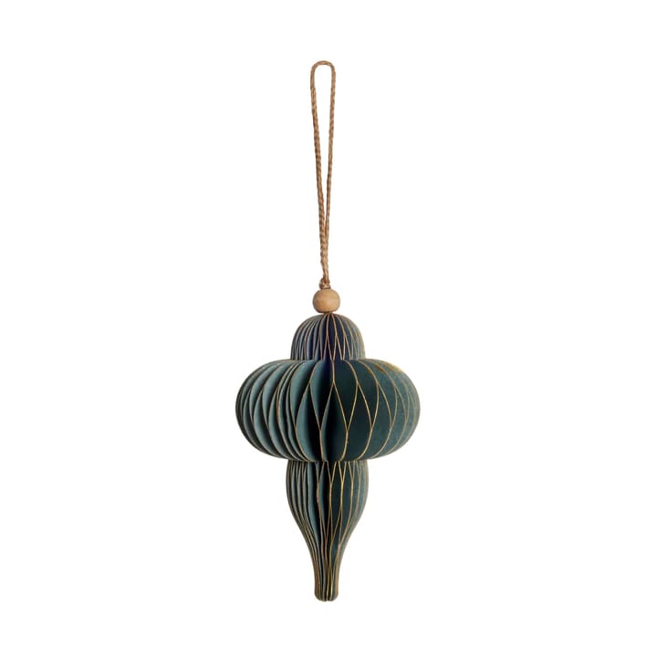 Paline koriste-riipus 10 cm - Green-silver - Lene Bjerre